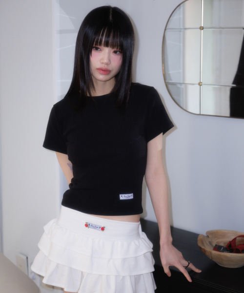 ROSEFRANTZ（ロゼフランツ）の「Essential Rose Label T-Shirt [Black]（Tシャツ/カットソー・レディース・ブラック・OS）」の14枚目の写真