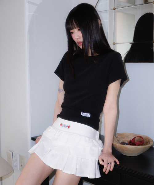 ROSEFRANTZ（ロゼフランツ）の「Essential Rose Label T-Shirt [Black]（Tシャツ/カットソー・レディース・ブラック・OS）」の15枚目の写真