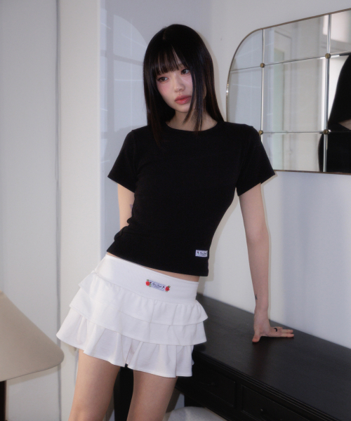 ROSEFRANTZ（ロゼフランツ）の「Essential Rose Label T-Shirt [Black]（Tシャツ/カットソー・レディース・ブラック・OS）」の16枚目の写真