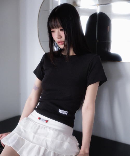 ROSEFRANTZ（ロゼフランツ）の「Essential Rose Label T-Shirt [Black]（Tシャツ/カットソー・レディース・ブラック・OS）」の17枚目の写真