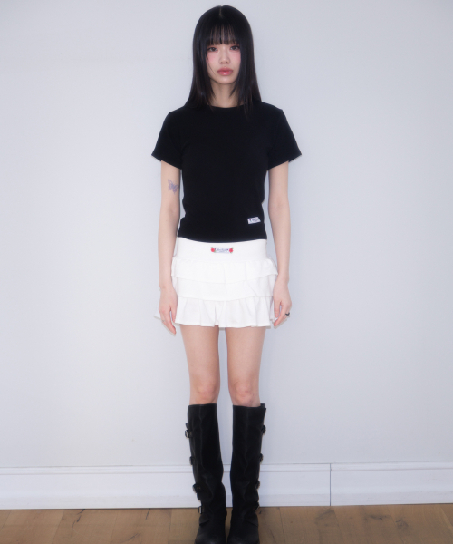 ROSEFRANTZ（ロゼフランツ）の「Essential Rose Label T-Shirt [Black]（Tシャツ/カットソー・レディース・ブラック・OS）」の18枚目の写真