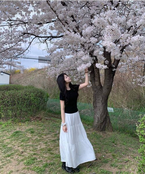 ROSEFRANTZ（ロゼフランツ）の「Essential Rose Label T-Shirt [Black]（Tシャツ/カットソー・レディース・ブラック・OS）」の6枚目の写真