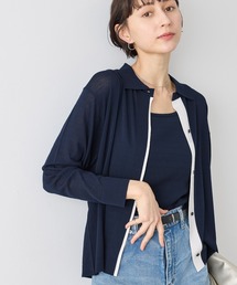 ROPE' PICNIC（ロペピクニック）の「【2点セット】配色デザインカーディガン&インナーアンサンブル/イージーケア（アンサンブル）」