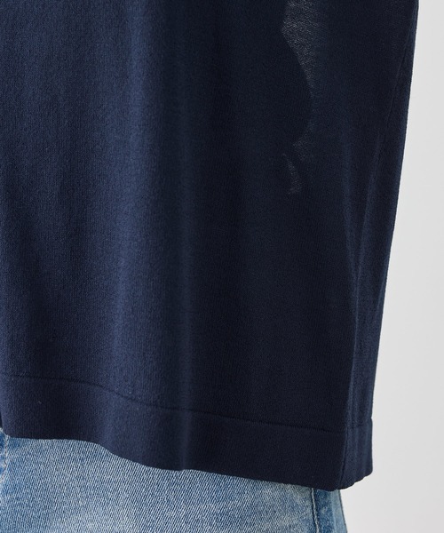 ROPE' PICNIC（ロペピクニック）の「配色デザインカーディガン&インナーアンサンブル（アンサンブル・レディース・ダークブラウン/ネイビー/キナリ・FREE）」の5枚目の写真