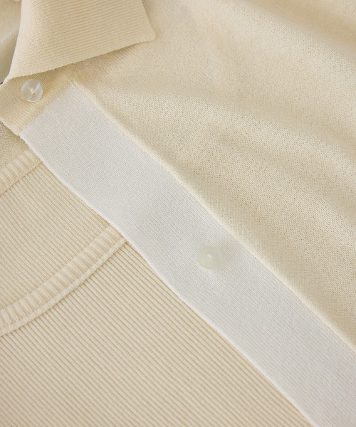 ROPE' PICNIC（ロペピクニック）の「配色デザインカーディガン&インナーアンサンブル（アンサンブル・レディース・ダークブラウン/ネイビー/キナリ・FREE）」の10枚目の写真