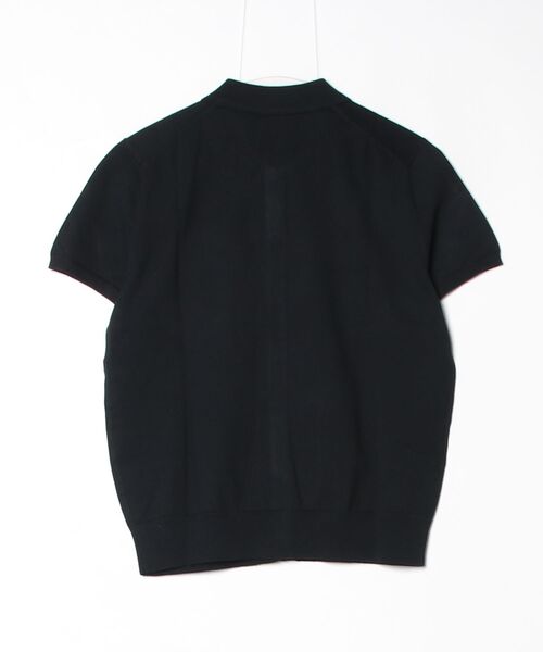 POLO RALPH LAUREN(ポロ ラルフ ローレン)の「ショートスリーブ ボタンド カーディガン(カーディガン/ボレロ・レディース・ブラック系1・L/M/S/XL/XS)」の2枚目の写真