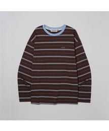 Classic stripe ringer t-shirt [FRSP05LT14]_Brown