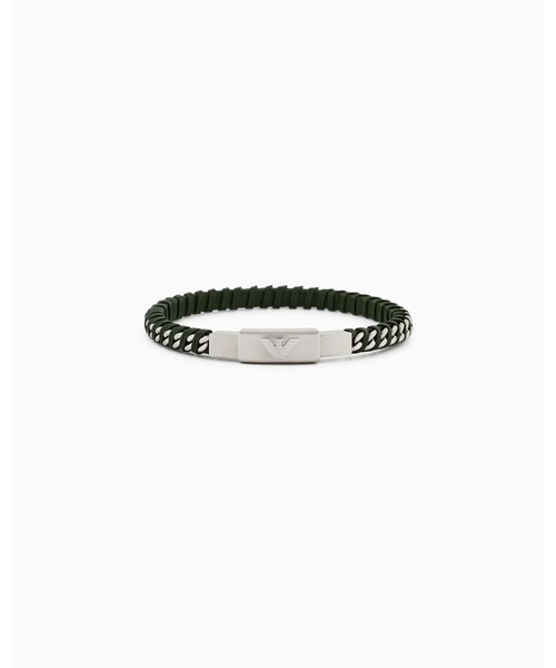 Emporio Armani iDブレスレット ステンレススチール エンポリオ アルマーニ】IDブレスレット ステンレススチール ディープ