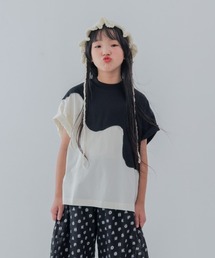 unica | twoピースバイカラーTシャツ(Tシャツ/カットソー)