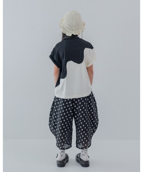 unica(ユニカ)の「twoピースバイカラーTシャツ(Tシャツ/カットソー・キッズ・ブルー系その他/ブラック×ホワイト/グレー×ピンク・L)」の15枚目の写真