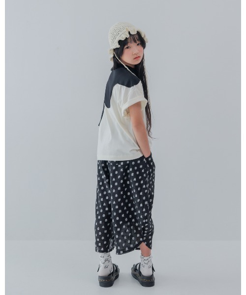 unica(ユニカ)の「twoピースバイカラーTシャツ(Tシャツ/カットソー・キッズ・ブルー系その他/ブラック×ホワイト/グレー×ピンク・L)」の16枚目の写真