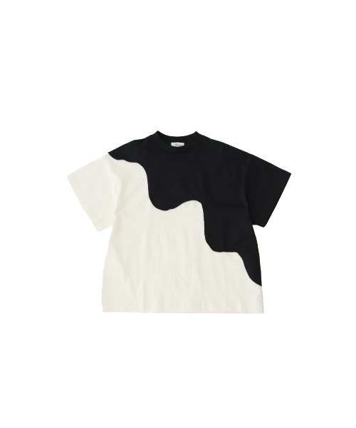 unica(ユニカ)の「twoピースバイカラーTシャツ(Tシャツ/カットソー・キッズ・ブルー系その他/ブラック×ホワイト/グレー×ピンク・L)」の18枚目の写真
