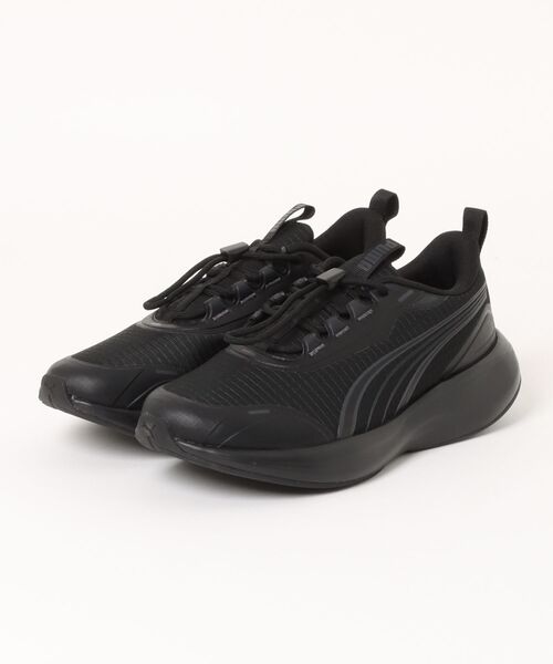 PUMA(プーマ)の「PUMA プーマ SOFTRIDE MOVE ON F WD【幅広】レディーススニーカー ウォーキング(ソフトライドムーブオンフダンワイド)(スニーカー・レディース・サンドベージュ/ブラック/ブラック×ホワイト・25.0cm/24.0cm/23.0cm/24.5cm/23.5cm/22.5cm)」の1枚目の写真