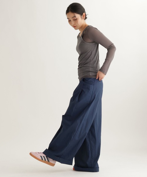 studio CLIP（スタディオクリップ）の「【daily CLIP】BIGポケットツイルパンツ（チノパンツ・レディース・ベージュ/ネイビー・LARGE/MEDIUM）」の12枚目の写真