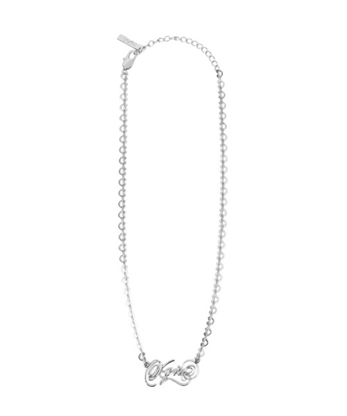 X-girl(エックスガール)の「SCRIPT LOGO CHARM NECKLACE(ネックレス・レディース・ゴールド/シルバー・ONE SIZE)」の2枚目の写真