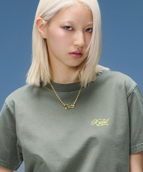 X-girl(エックスガール)の「SCRIPT LOGO CHARM NECKLACE(ネックレス・レディース・ゴールド/シルバー・ONE SIZE)」の10枚目の写真