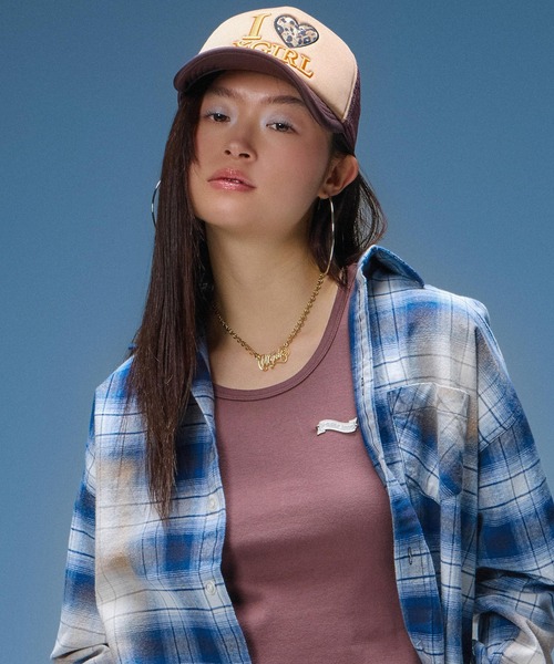 X-girl(エックスガール)の「SCRIPT LOGO CHARM NECKLACE(ネックレス・レディース・ゴールド/シルバー・ONE SIZE)」の16枚目の写真