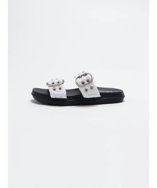 EMU Australia(エミューオーストラリア)の「【EMU Australia】BONDI BUCKLE 2.0(サンダル・レディース・ブラック/ホワイト・23/25/24)」の4枚目の写真