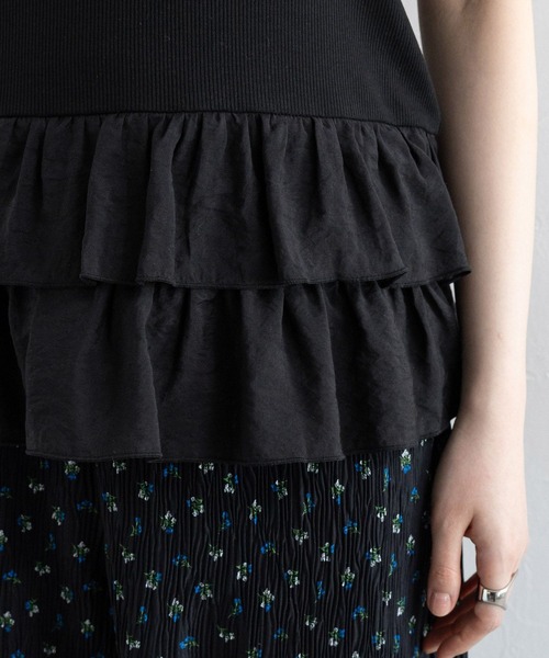 RAGEBLUE(レイジブルー)の「フリルレイヤードタンク(タンクトップ・レディース・ホワイト/グレー・FREE)」の22枚目の写真