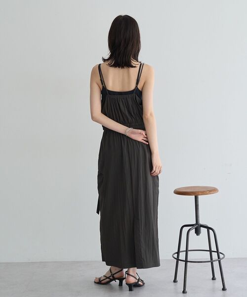 Editt by YECCA VECCA(エディットバイイェッカヴェッカ)の「【適ON】COOLカーゴキャミワンピース(ワンピース・レディース・ブルーグリーン/グレイッシュベージュ/チャコールグレー・FREE)」の15枚目の写真
