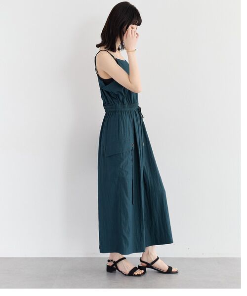 Editt by YECCA VECCA(エディットバイイェッカヴェッカ)の「【適ON】COOLカーゴキャミワンピース(ワンピース・レディース・ブルーグリーン/グレイッシュベージュ/チャコールグレー・FREE)」の21枚目の写真