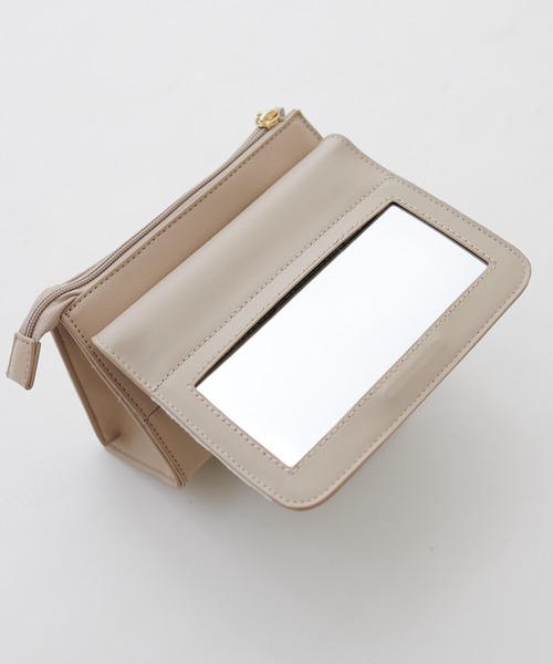 natural couture（ナチュラルクチュール）の「〈canami〉2WAYリボンバッグ（クラッチバッグ・レディース・ライトベージュ/ブラウン/ピンク・FREE）」の9枚目の写真