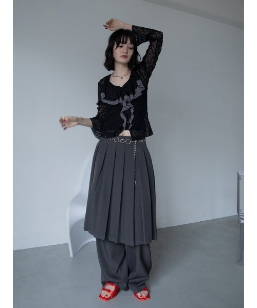 VACANCY(ヴァカンシー)の「マットサテンリボンサンダル(サンダル・レディース・シルバー/ブラック/レッド・MEDIUM/LARGE)」の15枚目の写真