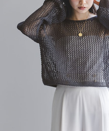 Noble | メッシュショートプルオーバー(ニット/セーター)