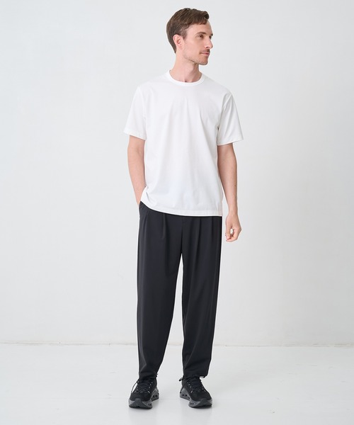 THE TOKYO(ザトウキョウ)の「【THE TOKYO/ザトウキョウ】Light Matte Stretch Jersey Wide Tapered Pants(スラックス・メンズ・ダークブラウン/ブラック・48/46/44)」の20枚目の写真