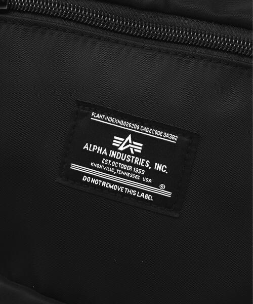 Alpha Industries（アルファインダストリーズ）の「Alpha Industries/アルファインダストリーズ/CREW WAIST BAG/クルー ウェスト バッグ（ボディバッグ/ウエストポーチ・メンズ・ブラック・F）」の10枚目の写真