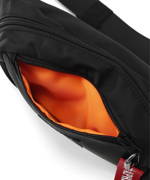 Alpha Industries（アルファインダストリーズ）の「Alpha Industries/アルファインダストリーズ/CREW WAIST BAG/クルー ウェスト バッグ（ボディバッグ/ウエストポーチ・メンズ・ブラック・F）」の3枚目の写真