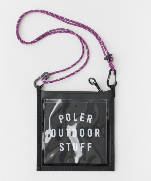 POLeR(ポーラー)の「POLeR/ポーラー HIGH&DRY PVC MOBILE SACOCHE 2026年 夏 夏服(ショルダーバッグ・メンズ・ブラック/ベージュ・ONE SIZE)」の15枚目の写真
