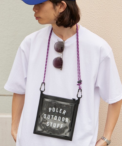 POLeR(ポーラー)の「POLeR/ポーラー HIGH&DRY PVC MOBILE SACOCHE 2026年 夏 夏服(ショルダーバッグ・メンズ・ブラック/ベージュ・ONE SIZE)」の17枚目の写真