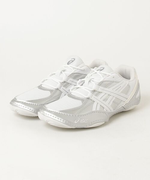 ASICS(アシックス)の「HYPERSYNC / ハイパーシンク(スニーカー・レディース・ホワイト×シルバー・29.5/23/23.5/25/29/27/25.5/27.5/28/26/28.5/24.5/24/26.5)」の13枚目の写真