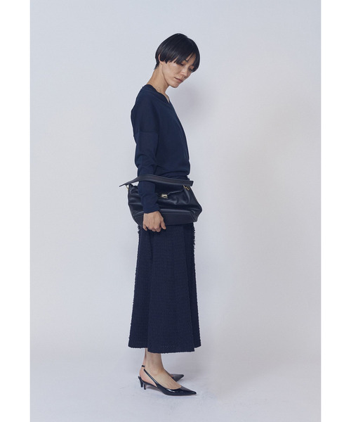 1er Arrondissement(プルミエアロンディスモン)の「クリーンVネックニットプルオーバー(ニット/セーター・レディース・ベージュ/ピンク系その他4/ブルー系その他3・FREE)」の7枚目の写真