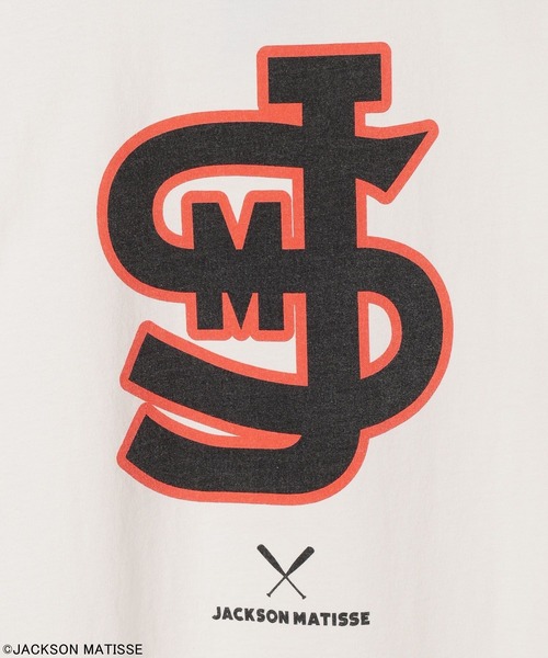 JACKSON MATISSE(ジャクソンマティス)の「【JACKSON MATISSE/BAYFLOW】Baseball T(Tシャツ/カットソー・レディース・ブルー/ネイビー/オフホワイト・FREE)」の5枚目の写真
