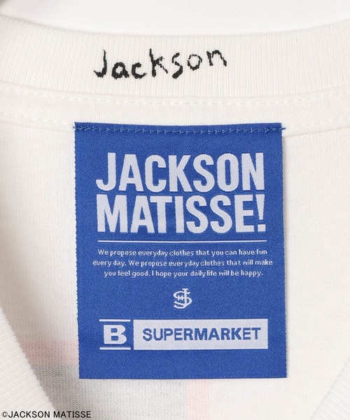 JACKSON MATISSE(ジャクソンマティス)の「【JACKSON MATISSE/BAYFLOW】Baseball T(Tシャツ/カットソー・レディース・ブルー/ネイビー/オフホワイト・FREE)」の7枚目の写真