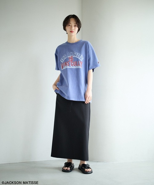 JACKSON MATISSE(ジャクソンマティス)の「【JACKSON MATISSE/BAYFLOW】Baseball T(Tシャツ/カットソー・レディース・ブルー/ネイビー/オフホワイト・FREE)」の8枚目の写真