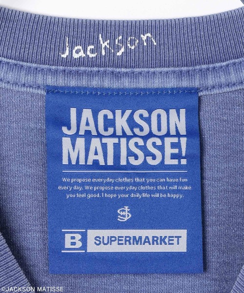 JACKSON MATISSE(ジャクソンマティス)の「【JACKSON MATISSE/BAYFLOW】Baseball T(Tシャツ/カットソー・レディース・ブルー/ネイビー/オフホワイト・FREE)」の21枚目の写真