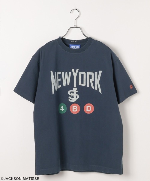 JACKSON MATISSE(ジャクソンマティス)の「【JACKSON MATISSE/BAYFLOW】Baseball T(Tシャツ/カットソー・レディース・ブルー/ネイビー/オフホワイト・FREE)」の22枚目の写真