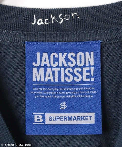 JACKSON MATISSE(ジャクソンマティス)の「【JACKSON MATISSE/BAYFLOW】Baseball T(Tシャツ/カットソー・レディース・ブルー/ネイビー/オフホワイト・FREE)」の13枚目の写真