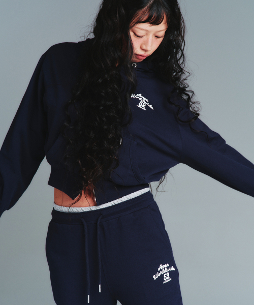 AMESWORLDWIDE(アメスワールドワイド)の「CLASSIC SLIM BOOT CUT SWEAT PANTS NAVY(スウェットパンツ・レディース・その他・SMALL/MEDIUM)」の10枚目の写真