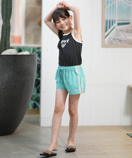 ROXY(ロキシー)の「ROXY/ロキシー 水着 トランクス ボードショーツ キッズ ジュニア 子供 水陸両用 TBS262056(水着・キッズ・ベージュ/ターコイズブルー・130cm/140cm/150cm)」の10枚目の写真