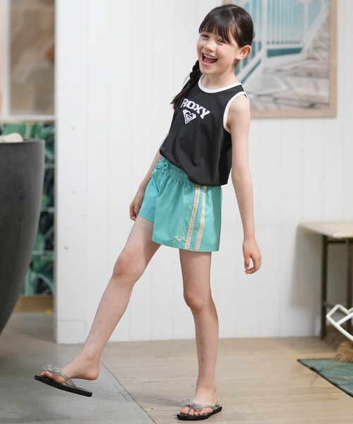 ROXY(ロキシー)の「ROXY/ロキシー 水着 トランクス ボードショーツ キッズ ジュニア 子供 水陸両用 TBS262056(水着・キッズ・ベージュ/ターコイズブルー・130cm/140cm/150cm)」の12枚目の写真