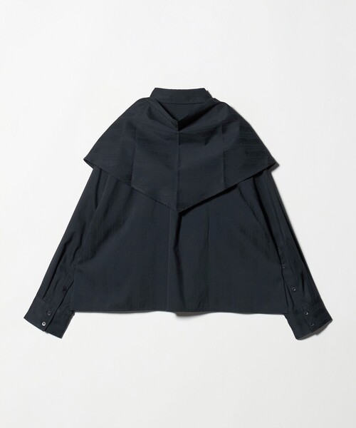 UNITED ARROWS(ユナイテッドアローズ)の「ペイズリー スカーフ シャツ(シャツ/ブラウス・レディース・ネイビー・FREE)」の12枚目の写真