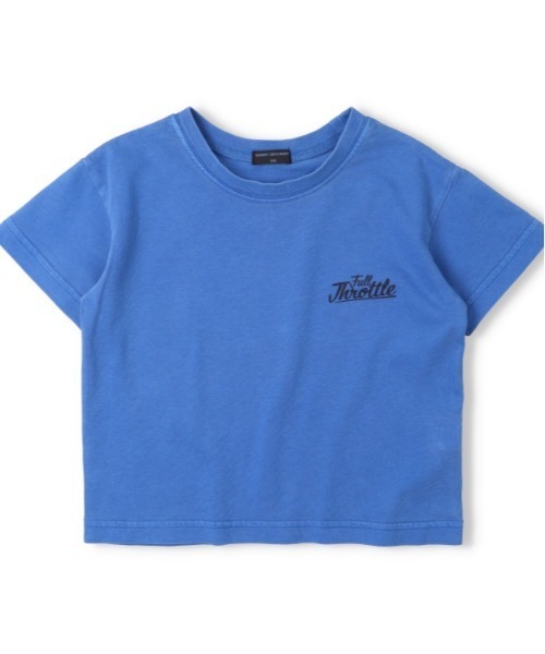 Daddy Oh Daddy(ダディーオーダディー)の「【ジュニア・スクールサイズあり】車バックプリント半袖Tシャツ(Tシャツ/カットソー・キッズ・オレンジ/ブルー・100/110/120/130/160/140/150)」の2枚目の写真