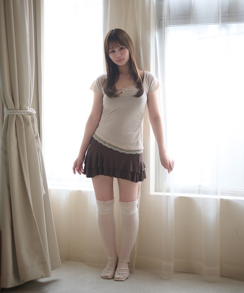 M DOLLY(エムドリー)の「Lace sadie layered dress / レースセイディレイヤードドレス(ワンピース・レディース・ブラウン・S/M)」の11枚目の写真
