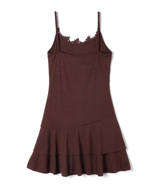 M DOLLY(エムドリー)の「Lace sadie layered dress / レースセイディレイヤードドレス(ワンピース・レディース・ブラウン・S/M)」の15枚目の写真