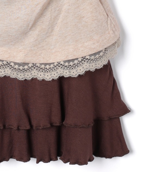M DOLLY(エムドリー)の「Lace sadie layered dress / レースセイディレイヤードドレス(ワンピース・レディース・ブラウン・S/M)」の17枚目の写真
