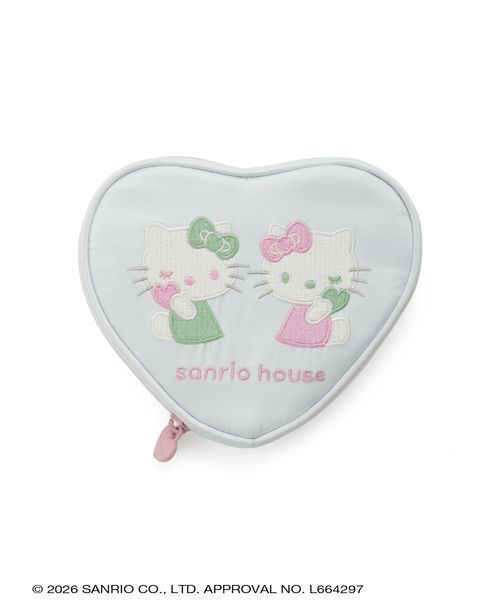 ハローキティ刺繍ハート型ポーチ（ポーチ）｜sanrio house（サンリオ
